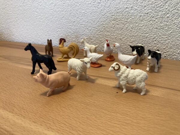 Spielfiguren Mini-Zoo Reiseset