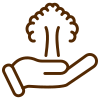 Icon zurück in die Natur