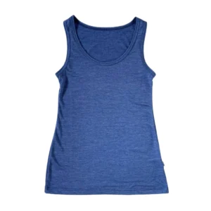 heywool Tank-Top royalblau aus Merinowolle & Seide
