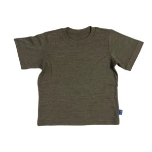 heywool Kinder-T-Shirt muskat aus Merinowolle & Seide