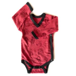 heywool Wickelbody himbeere Geisslein Merino & Seide (GOTS)
