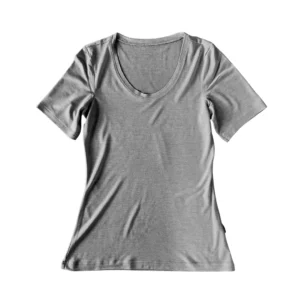 heywool Damen-T-Shirt fels aus Merinowolle & Seide