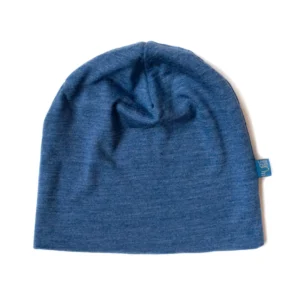 heywool Mütze unisex royalblau aus Merinowolle & Seide
